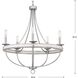 Camps Bay 5 Light 26 inch Galvanized Chandelier Ceiling Light