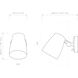 Atelier 1 Light 4.8 inch Matte Black ADA Interior Wall Light