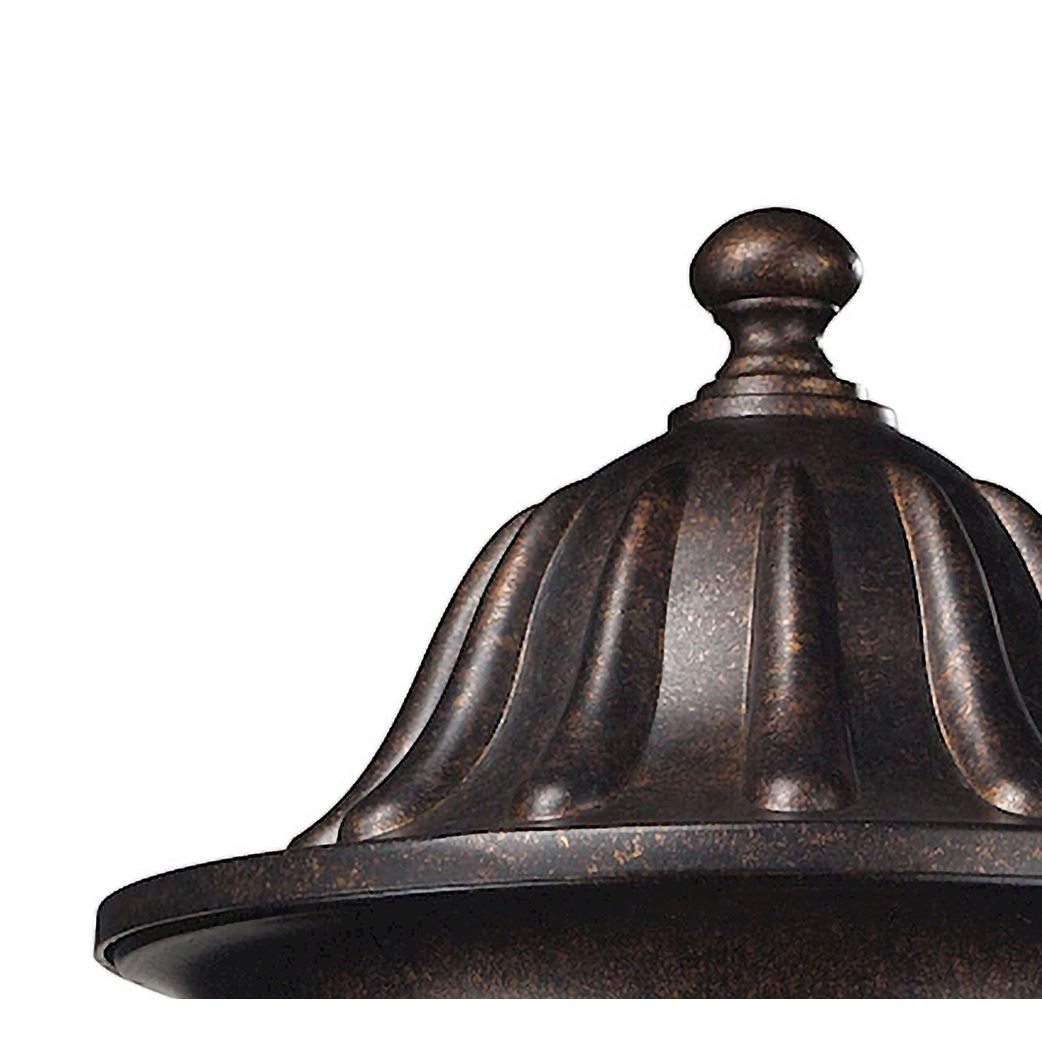 Glendale 1 Light 17 inch Regal Bronze Outdoor Post Light