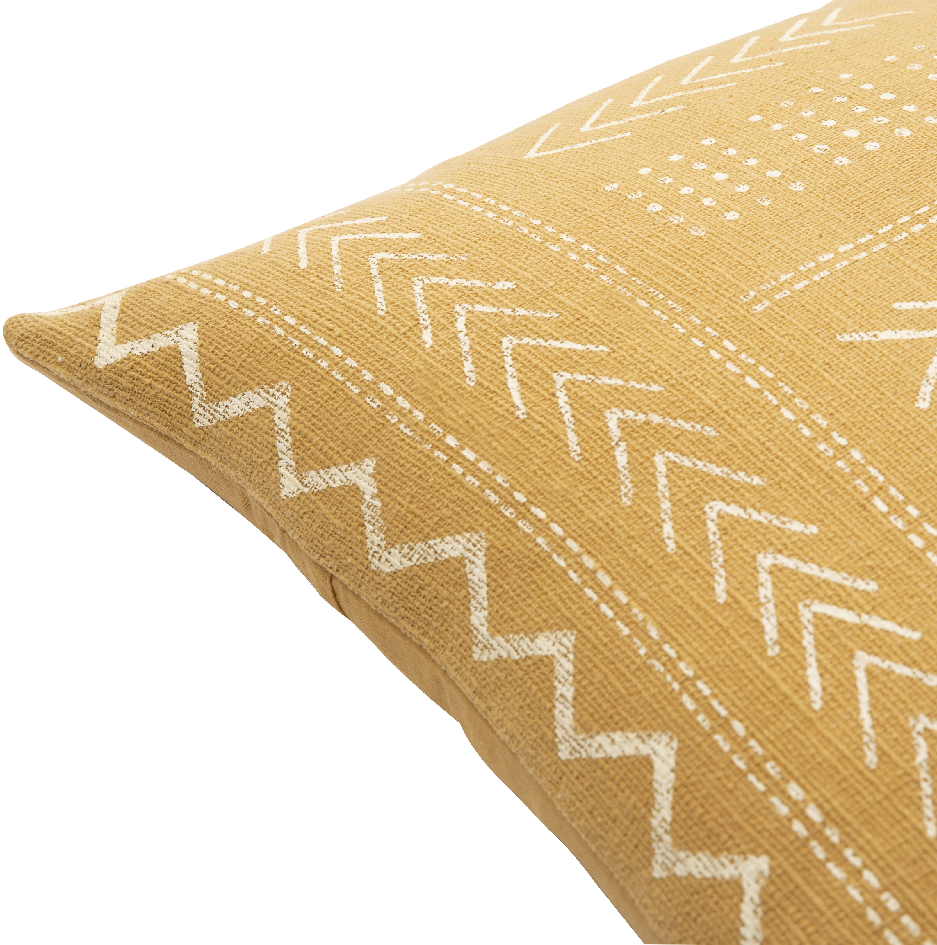 Malian 20 inch Mustard Pillow Kit in 20 x 20, Square