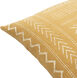 Malian 20 inch Mustard Pillow Kit in 20 x 20, Square