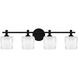 Spade LED 29.75 inch Matte Black Bath Light Wall Light, Extra Large