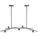 Travis 8 Light 62 inch English Bronze Linear Chandelier Ceiling Light