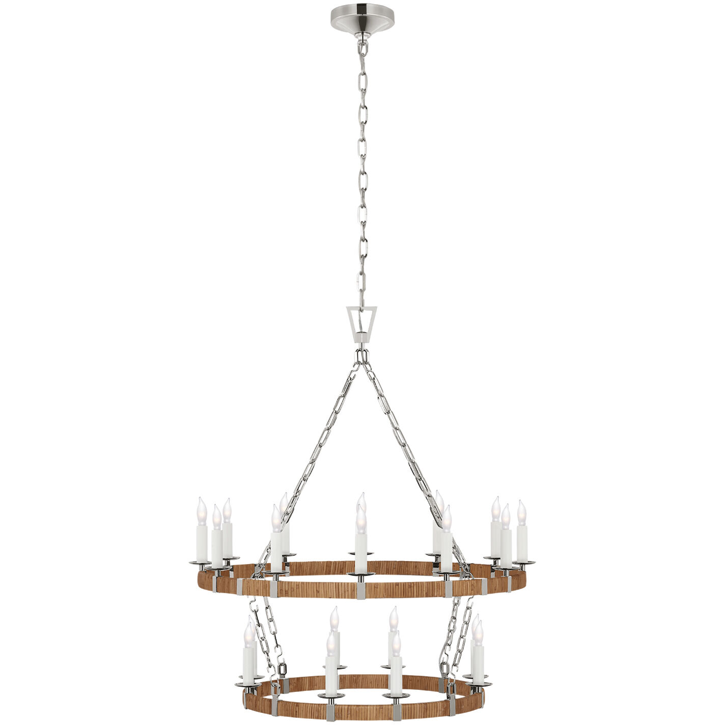Chapman & Myers Darlana Wrapped 20 Light 31.75 inch Chandelier