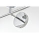 Genesis 3 Light 28 inch Chrome Bath Sconce Wall Light