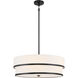 Cascade 4 Light Coal Pendant Ceiling Light