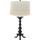 Ellie 32 inch Matte Black Table Lamp Portable Light