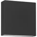 Strand 2 Light 6 inch Black Outdoor Wall Sconce