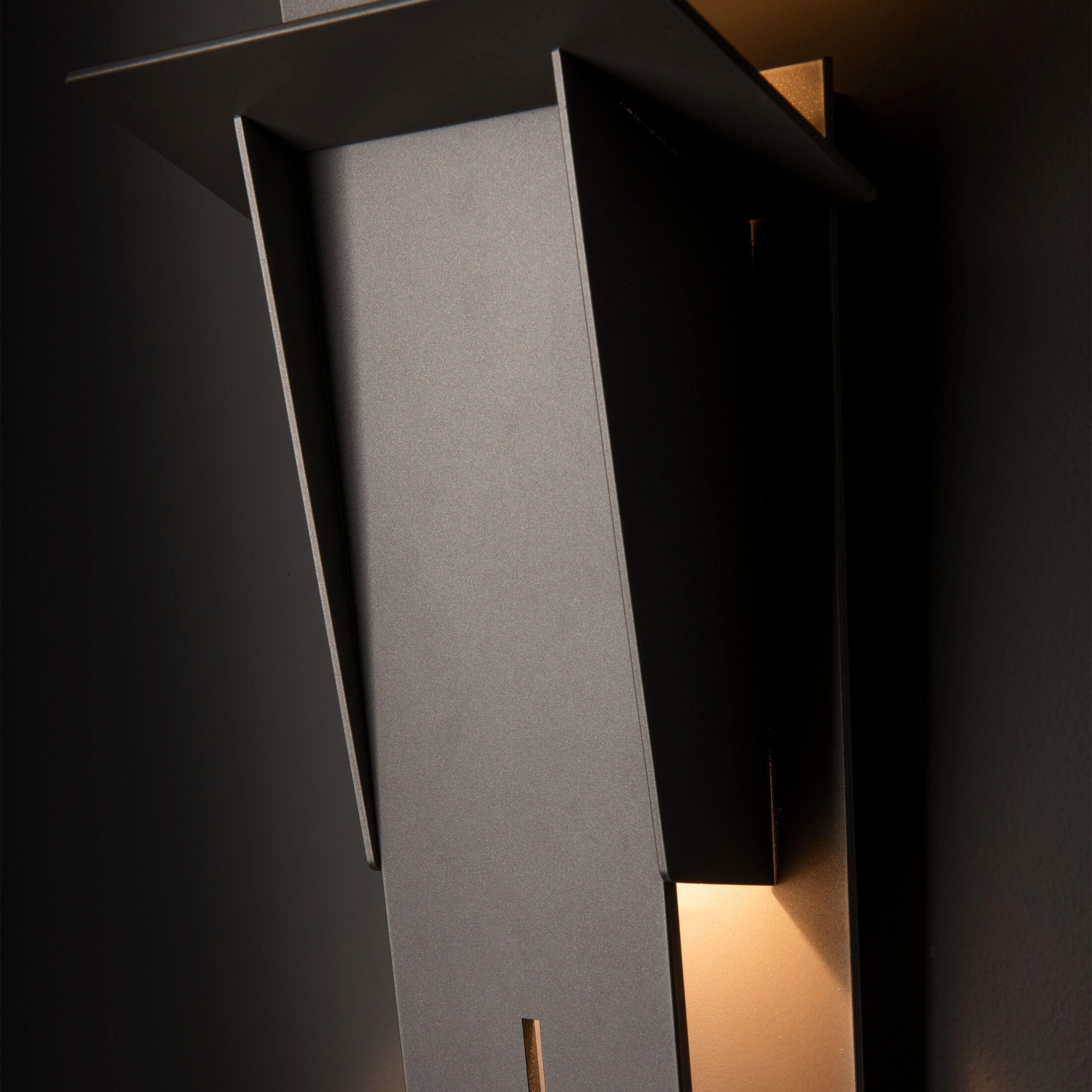 Linea 2 Light 31.3 inch Coastal Burnished Steel Outdoor Wall Sconce