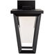 Waterbury LED 9.06 inch Black Outdoor Wall Light, Coach Light