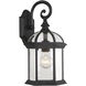 Kensington Outdoor Wall Lantern in Black