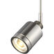 Sean Lavin Tellium 1 Light 12 Satin Nickel Low-Voltage Track Head Ceiling Light in Monopoint, 6 inch