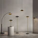 Rancho Mirage 1 Light 12 inch Matte Black and Weathered Brass Pendant Ceiling Light, Small