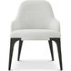 Spencer St. James Onyx Dining Chair, Wooden, Upholstered