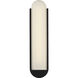 Drew & Jonathan Dante 1 Light 22 inch Textured Black Outdoor Wall Sconce