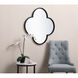 Motif 32 X 32 inch Black Wall Mirror