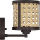 Malaya 1 Light 6.13 inch Aged Bronze Brushed Wall Sconce Wall Light