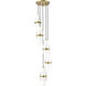 Cayden 5 Light 12 inch Modern Gold Chandelier Ceiling Light
