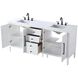 Blakely 72 X 34 inch White Bathroom Vanity Cabinet