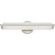 Visby LED 4 inch Brushed Nickel ADA Bath Vanity Wall Light