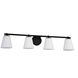 Fusion Collection - Alpino Family 35 inch Matte Black Bath Bar Wall Light