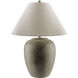 Serrano 24 inch 100 watt Gray Accent Table Lamp Portable Light