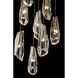 Luma 9 Light 20.5 inch Modern Brass Pendant Ceiling Light, Large