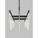 Sean Lavin Nyra LED 60 inch Plated Brass Linear Suspension Ceiling Light, Integrated LED