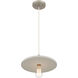 Sima 1 Light 12 inch Burnished Nickel Pendant Ceiling Light