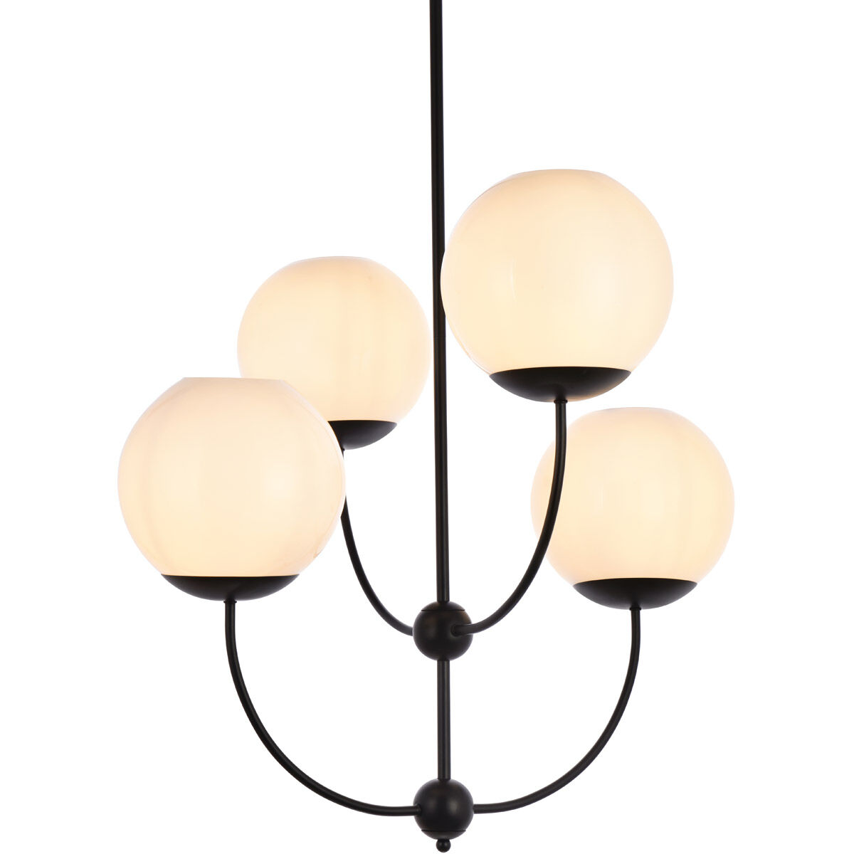 Lennon 4 Light 31.5 inch Black Pendant Ceiling Light