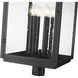 Hartwell 6 Light 32.75 inch Sand Black Outdoor Post Mount Fixture
