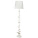 Petals 69 inch 150 watt White Gesso Floor Lamp Portable Light