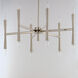 Rome 12 Light 29.25 inch Satin Nickel Chandelier Ceiling Light