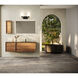 Cadoc 2 Light 15 inch Matte Black Bath Vanity Light Wall Light