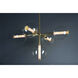 Richford LED 48 inch Aged Brass Chandelier Ceiling Light