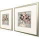 Rose Girl Pink and Green and Neutral and Gray Framed Art, Propac