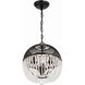 Duval Pendant Ceiling Light in Matte Black