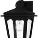 Huck 1 Light 13.25 inch Earth Black Outdoor Wall Lantern, Medium