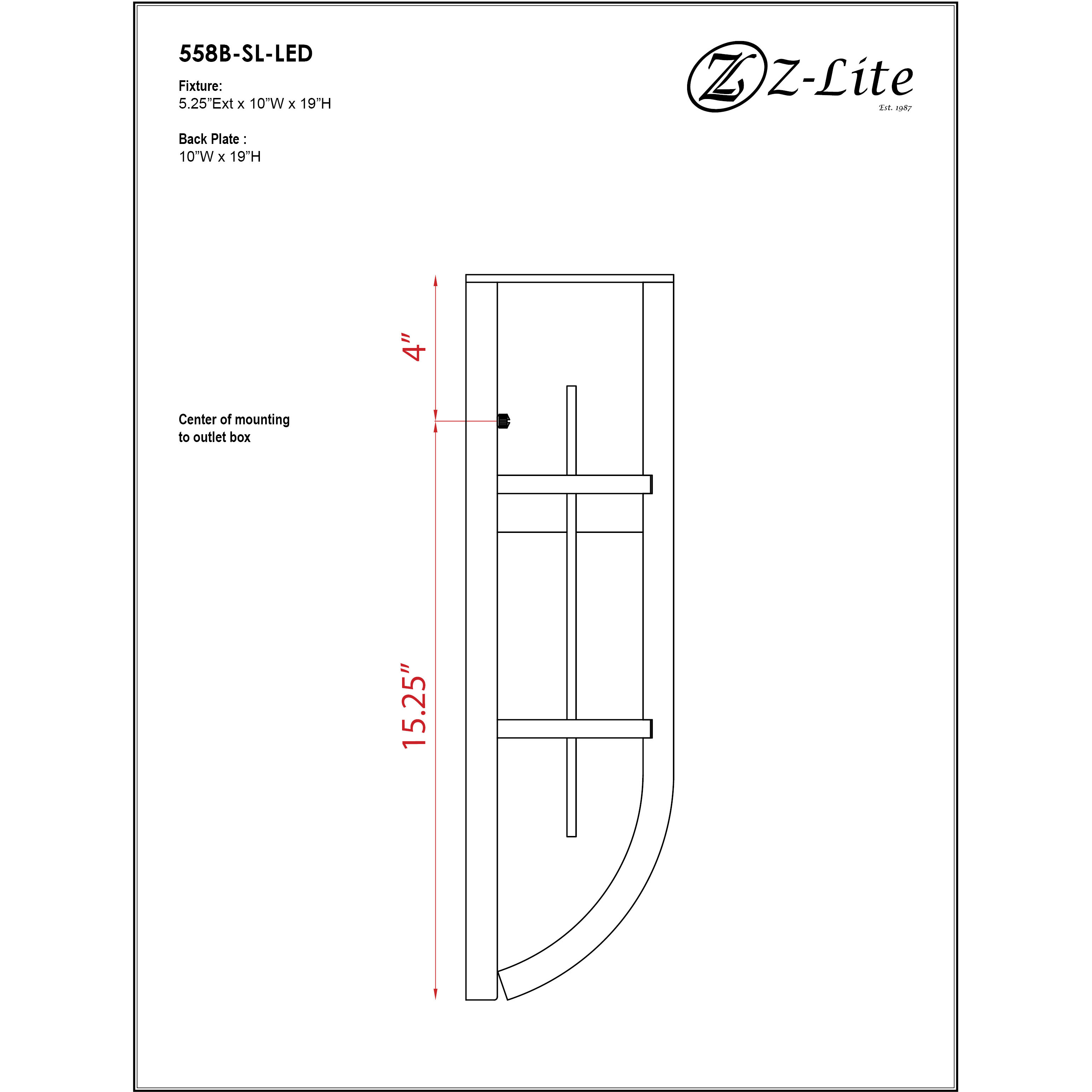Stillwater Outdoor Wall Light in Silver