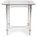 Laurel 24 X 24 inch Silver Side Table
