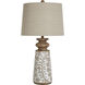 Isaac 32 inch 100.00 watt Light Beige and White Table Lamp Portable Light