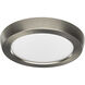 Blink LED 5 inch Brushed Nickel Edge Lit Ceiling Light