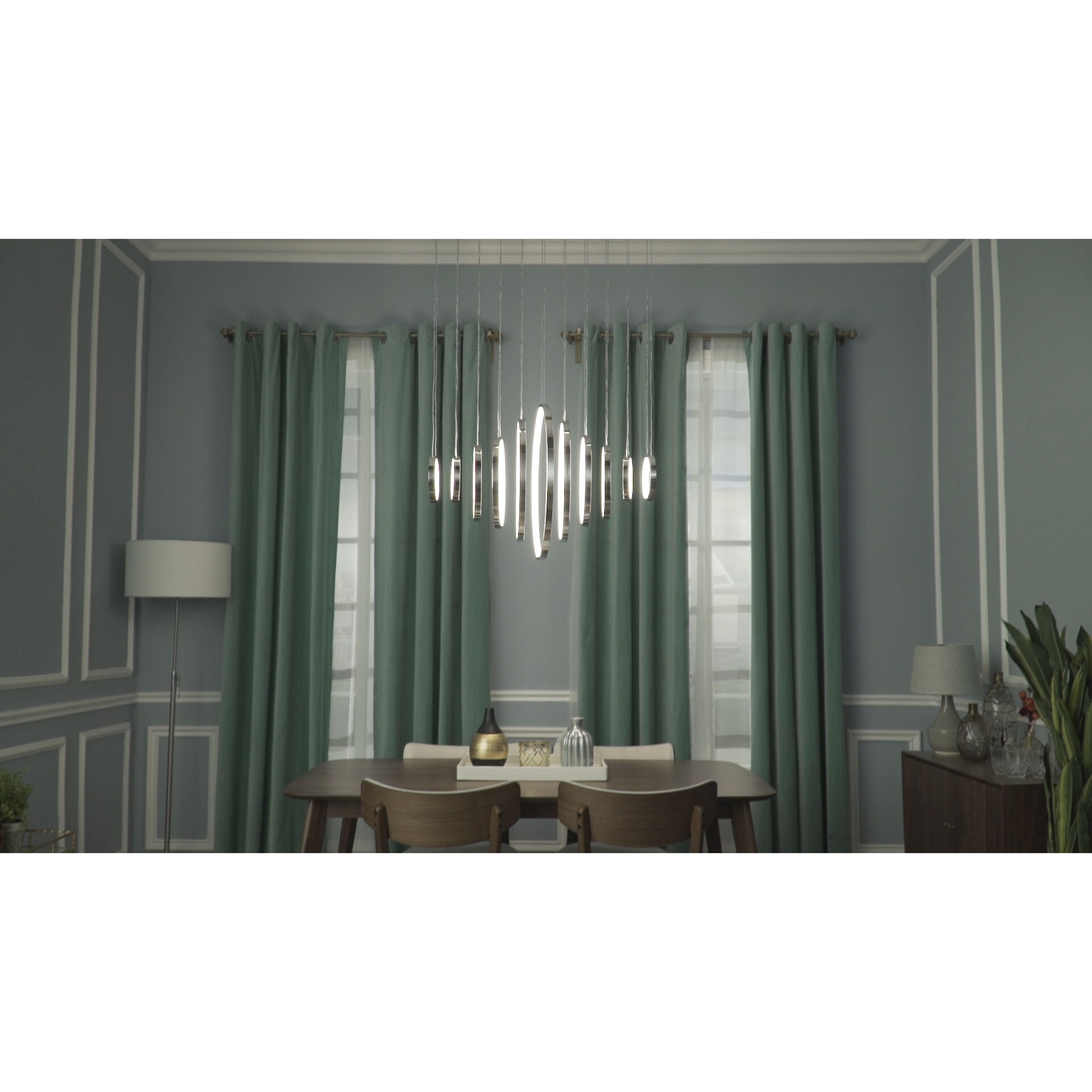 Hoops LED Linear Pendant Ceiling Light