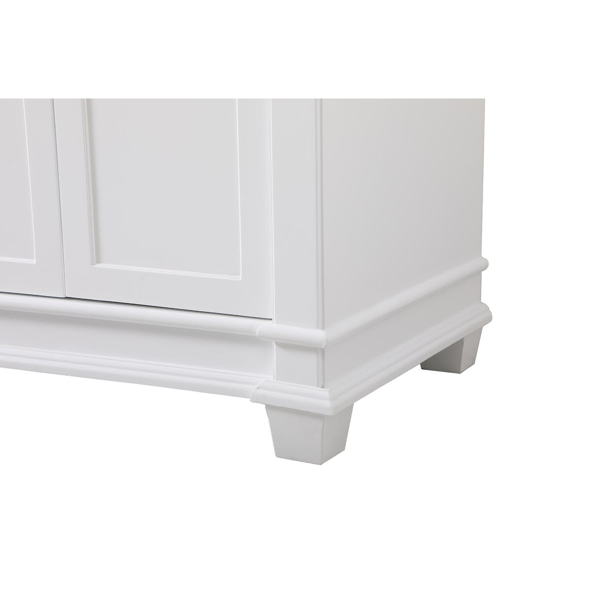 Wesley 72 X 22 X 35 inch White Vanity Sink Set