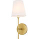 Mel 1 Light 6 inch Brass Wall sconce Wall Light