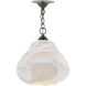 Wintershall 1 Light 14.25 inch Antique Brushed Nickel Pendant Ceiling Light