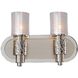 Ashington LED 13.5 inch Polished Satin Nickel Bath Vanity Light Wall Light