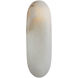 Kelly Wearstler Esculpa LED 6 inch Alabaster and Bronze Elongated Wall Light