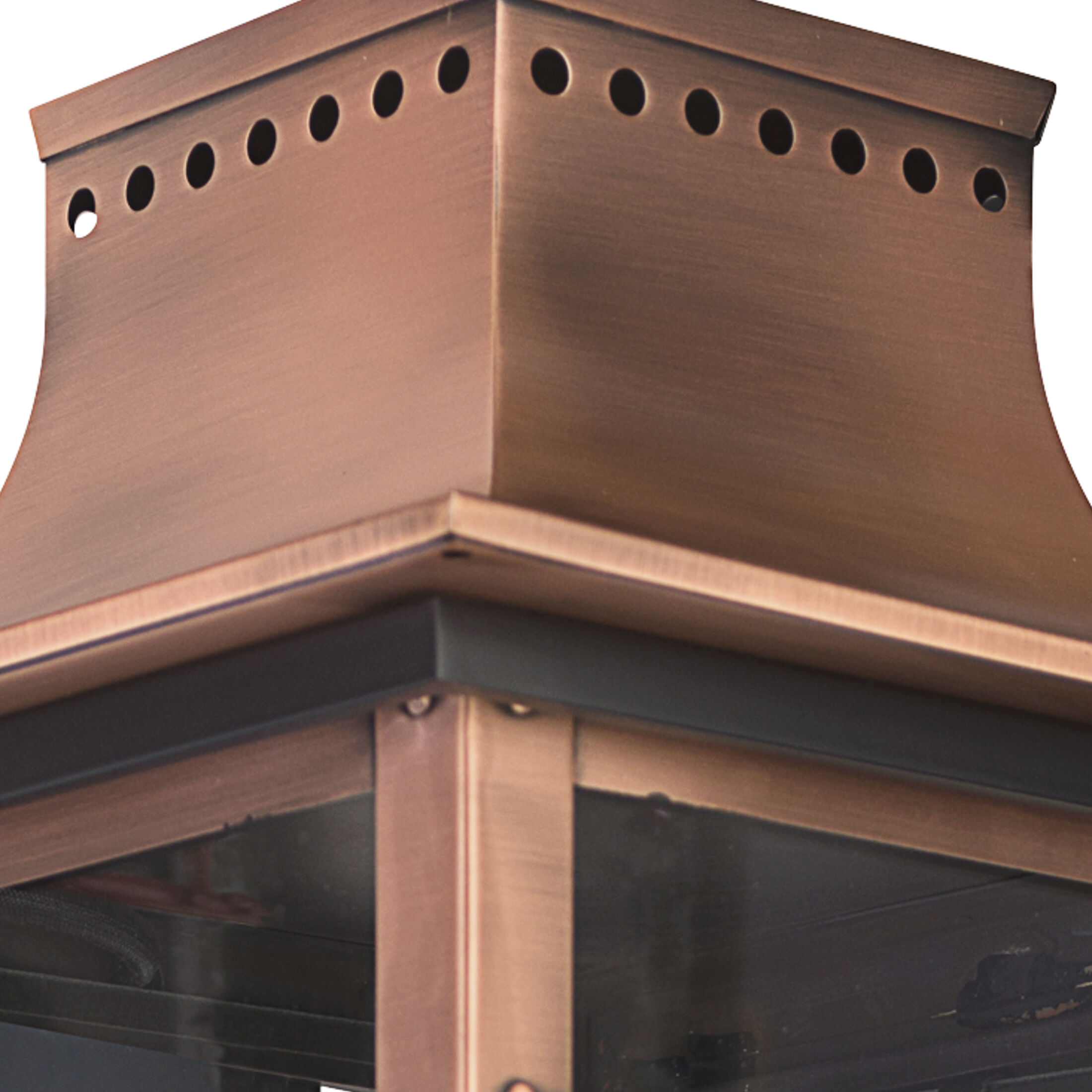 Chalmers 2 Light 21 inch Aged Copper Outdoor Wall Lantern