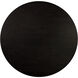 Povera 48 X 48 inch Black Dining Table, Round